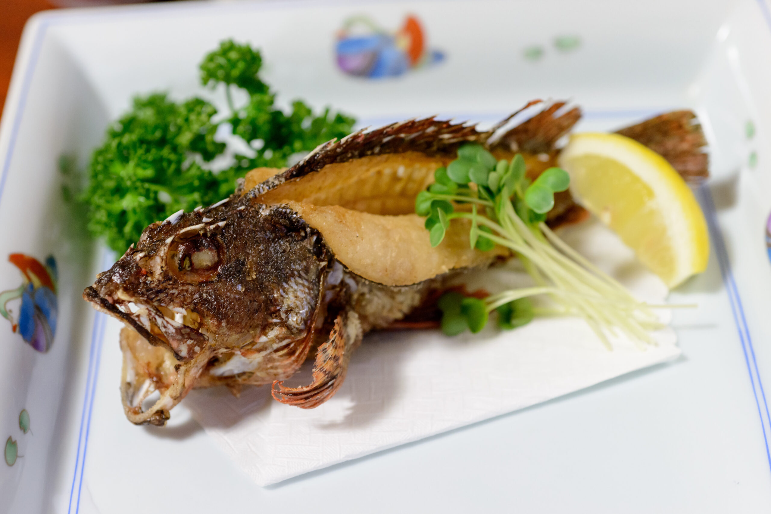 カサゴの唐揚げ